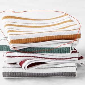 William Sonoma Classic Stripe Towels :Set of 4